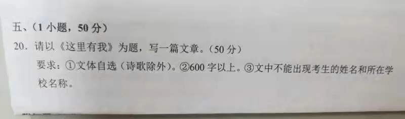 中考语文题目_中考题目语文2023_中考题目语文作文