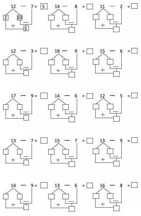 凑数数学题_100以内凑十法数学题_凑数计算题