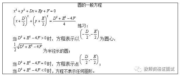 教师资格证高中数学笔试真题_高中数学老师资格笔试_高中数学教师资格证笔试试卷